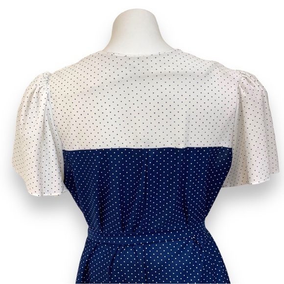 🔥LAST DAY🔥 Vintage 70’s Polkadot Sailor Midi Dress - Picture 7 of 10